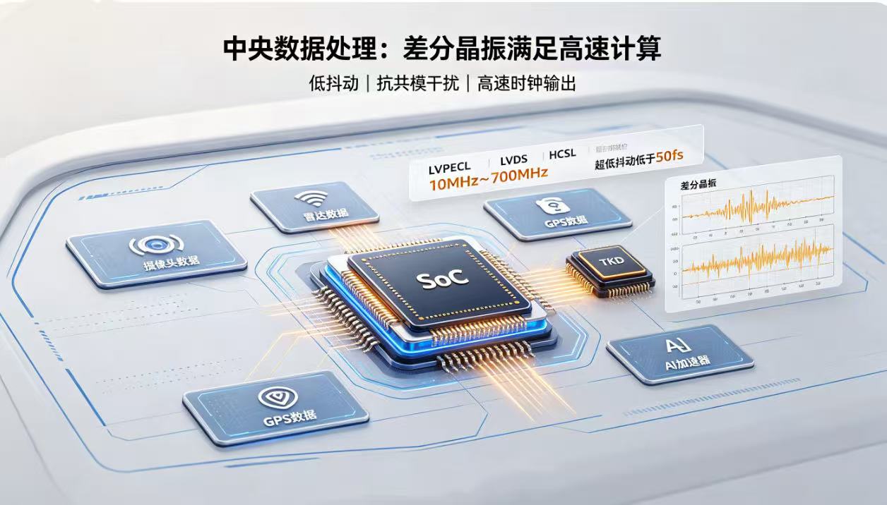 自动驾驶汽车（ADAS）中的晶振应用：四大核心模块选型解析
