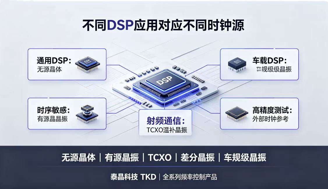DSP电路板晶振选型指南：有源晶振与无源晶体对比分析