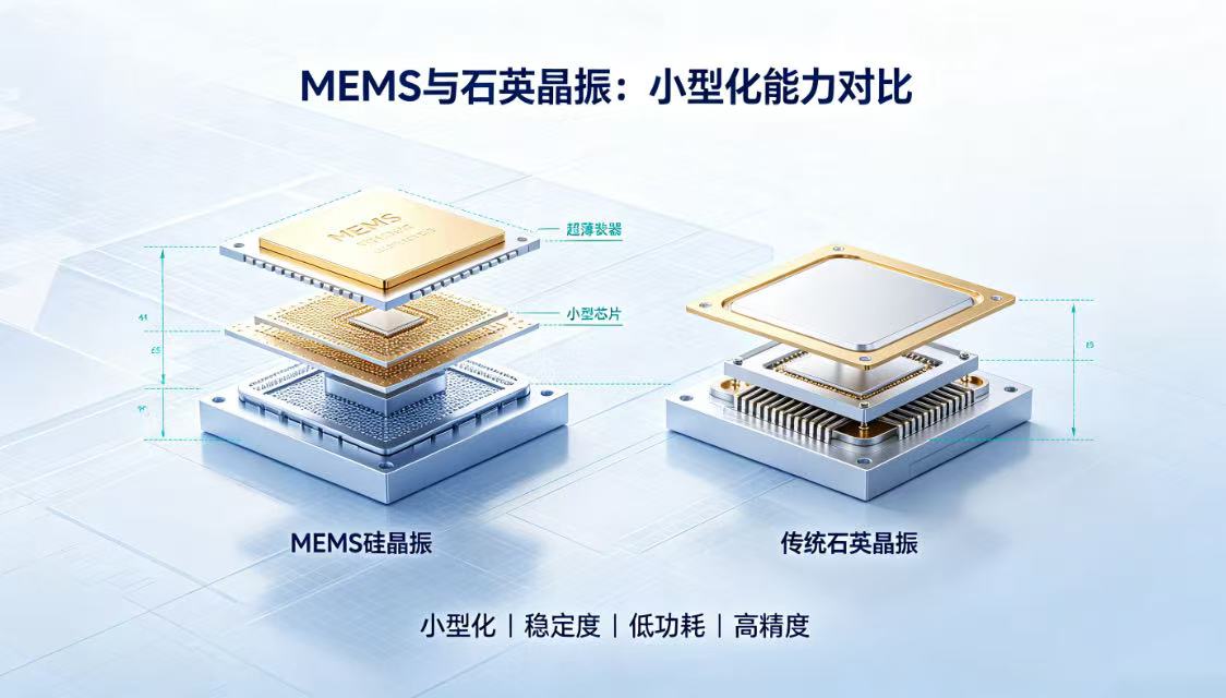 MEMS全硅可编程振荡器的技术优势与石英晶振对比分析