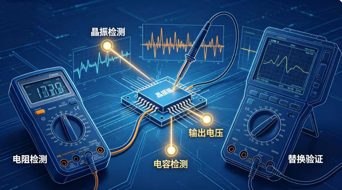 如何判断晶振质量好坏？肉眼识别与万用表检测方法详解